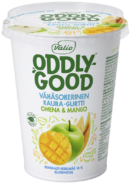 Valio Oddlygood® vähäsokerinen kaurapohjainen gurtti 380 g omena & mango