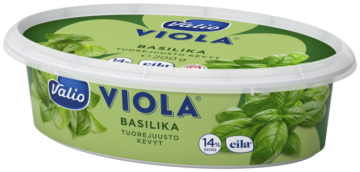 Valio Viola® kevyt Basilika tuorejuusto laktoositon