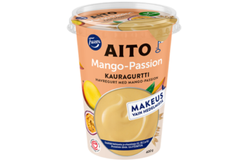 Fazer Aito Kauragurtti Mango-Passion 400g, gluteeniton fermentoitu kauravälipala