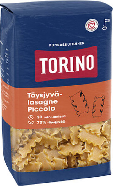 Torino Täysjyvälasagne Piccolo