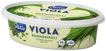 Valio Viola® kevyt 200 g ruohosipuli tuorejuusto laktoositon